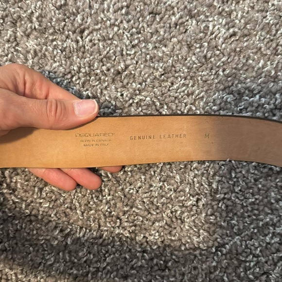 DSQUARDED2 made in Italy leather belt - Picture 2 of 3